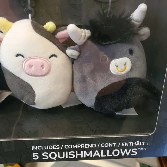 5 Cow Squishmallows clips - Picture 3 of 5